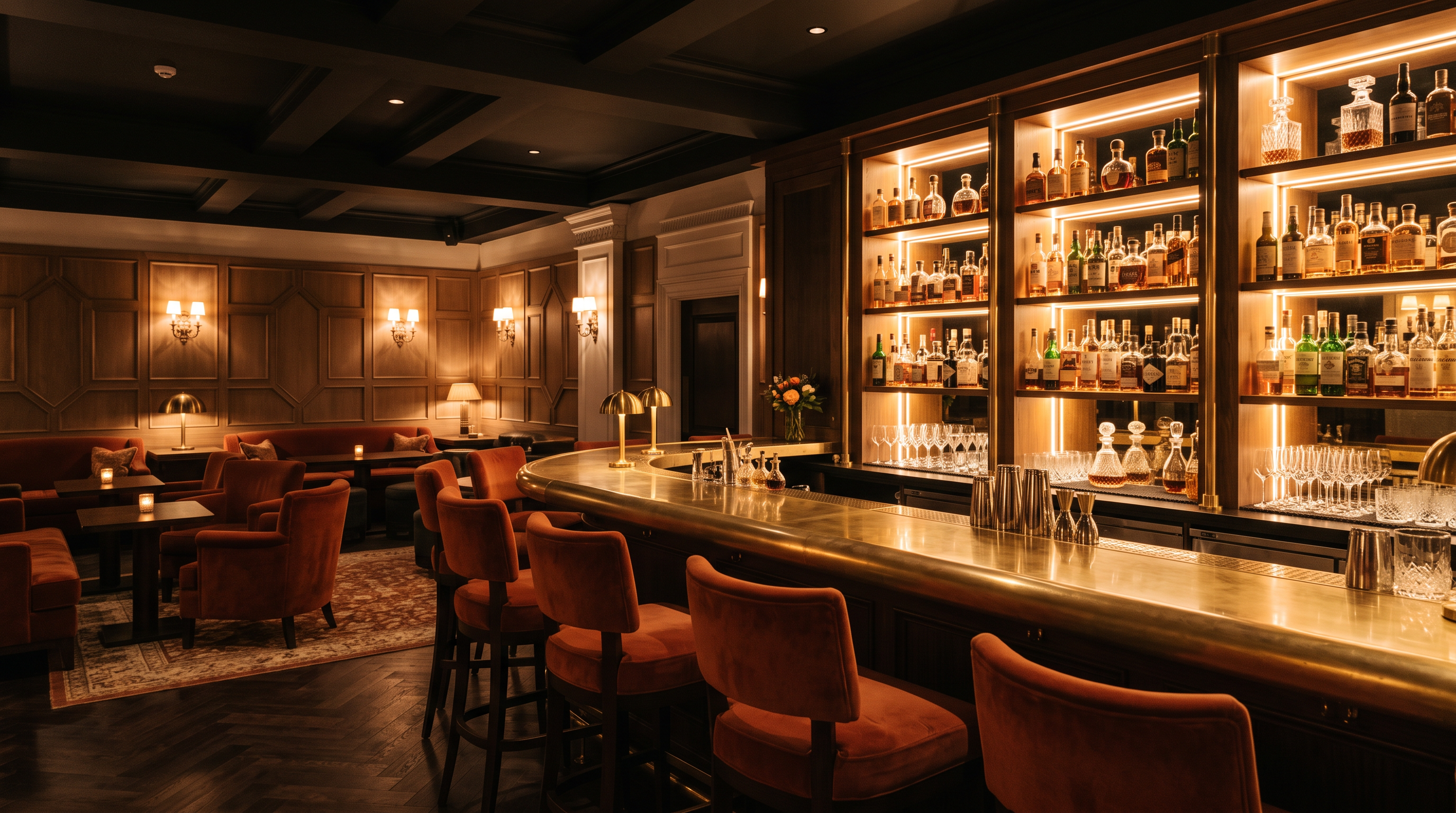 Bar de cócteles del hotel