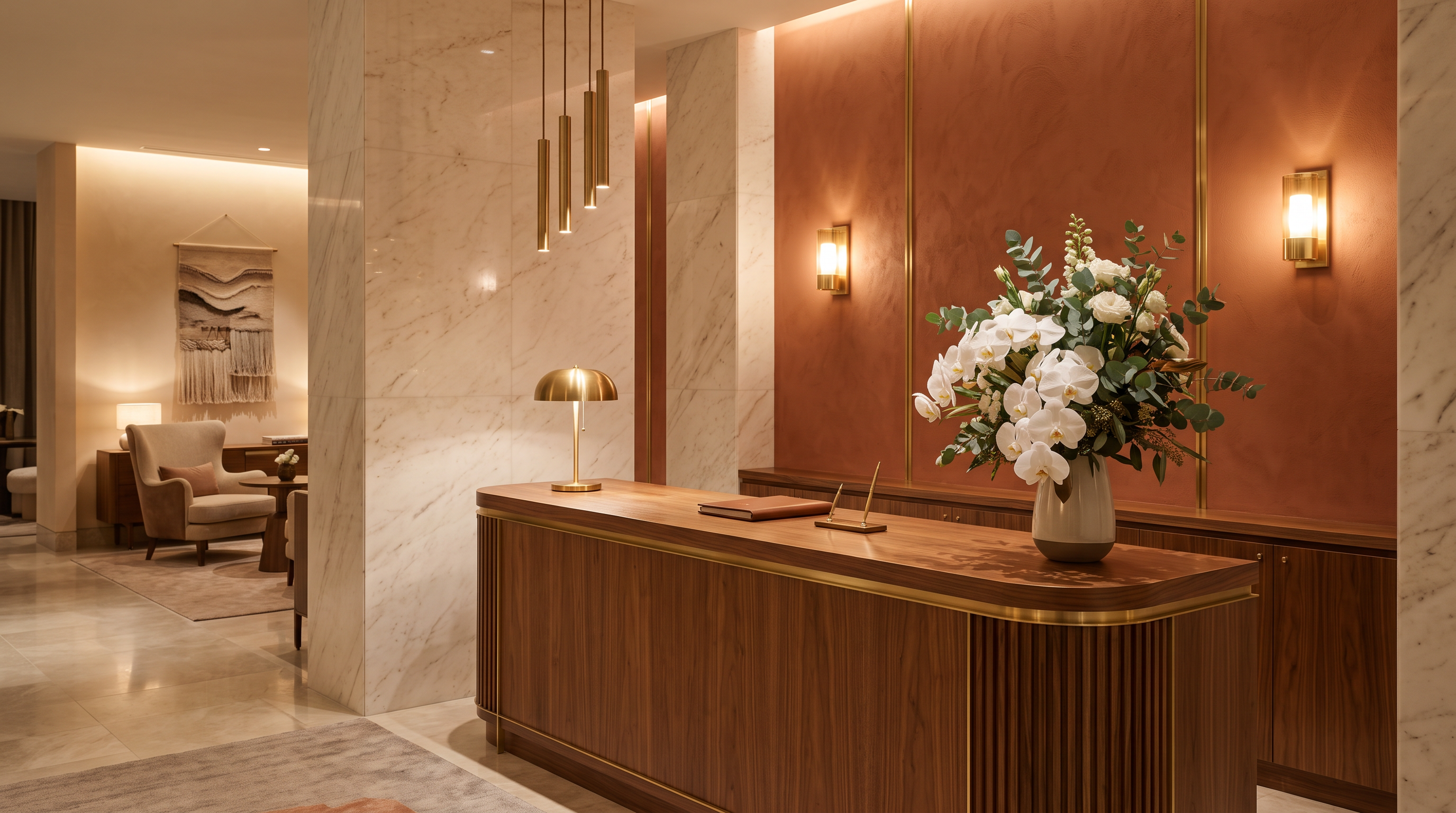 Recepción del hotel
