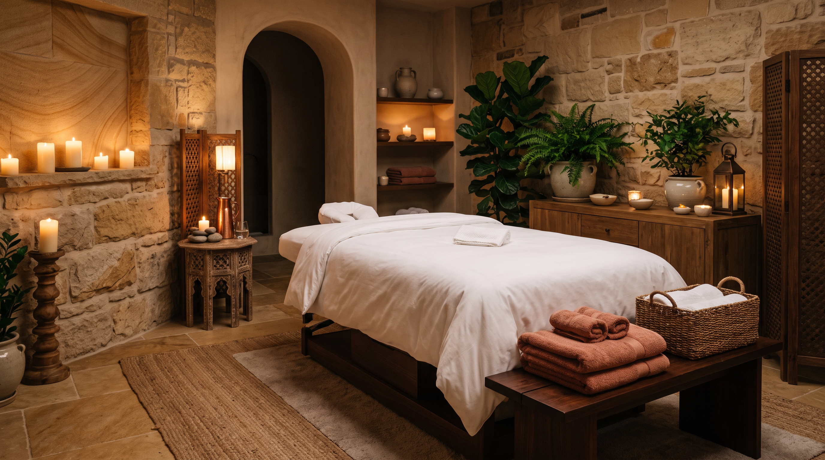 Sala de tratamientos del spa